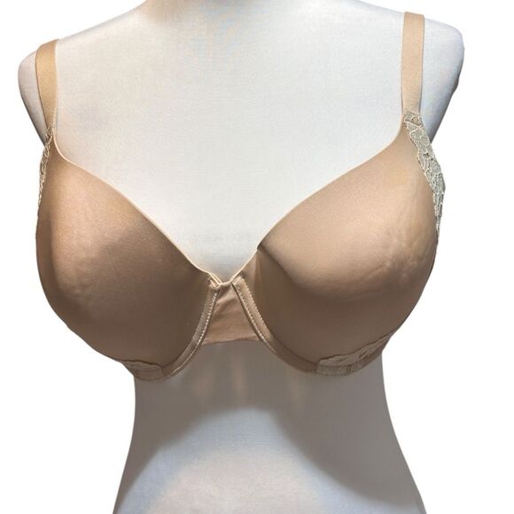 Wacoal Beige Opulence Contour Lightly Padded Underwire Bra 853112 - Picture 1 of 9
